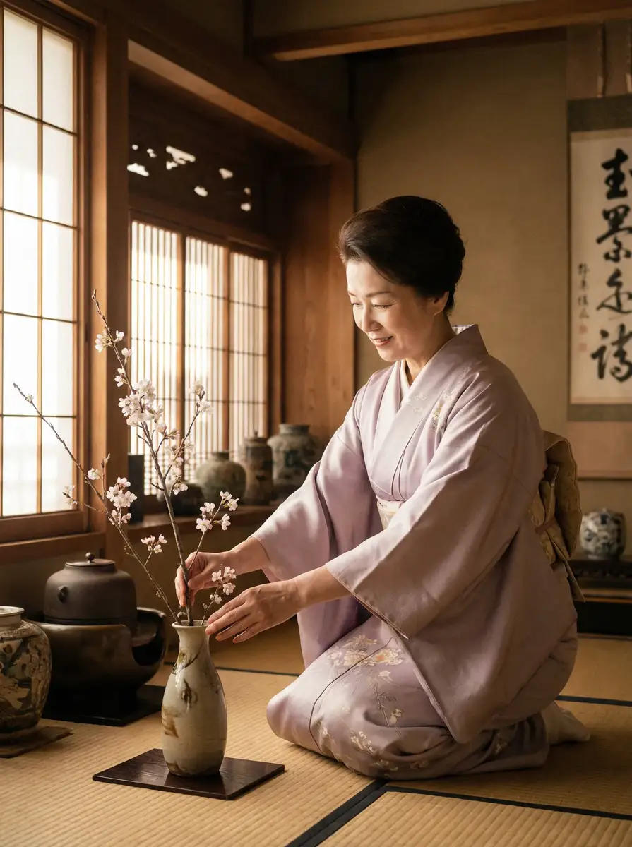 一位优雅的 玩偶姐姐-玩偶姐姐电影 在线播放|最新资讯玩偶姐姐合集 在和室中插花